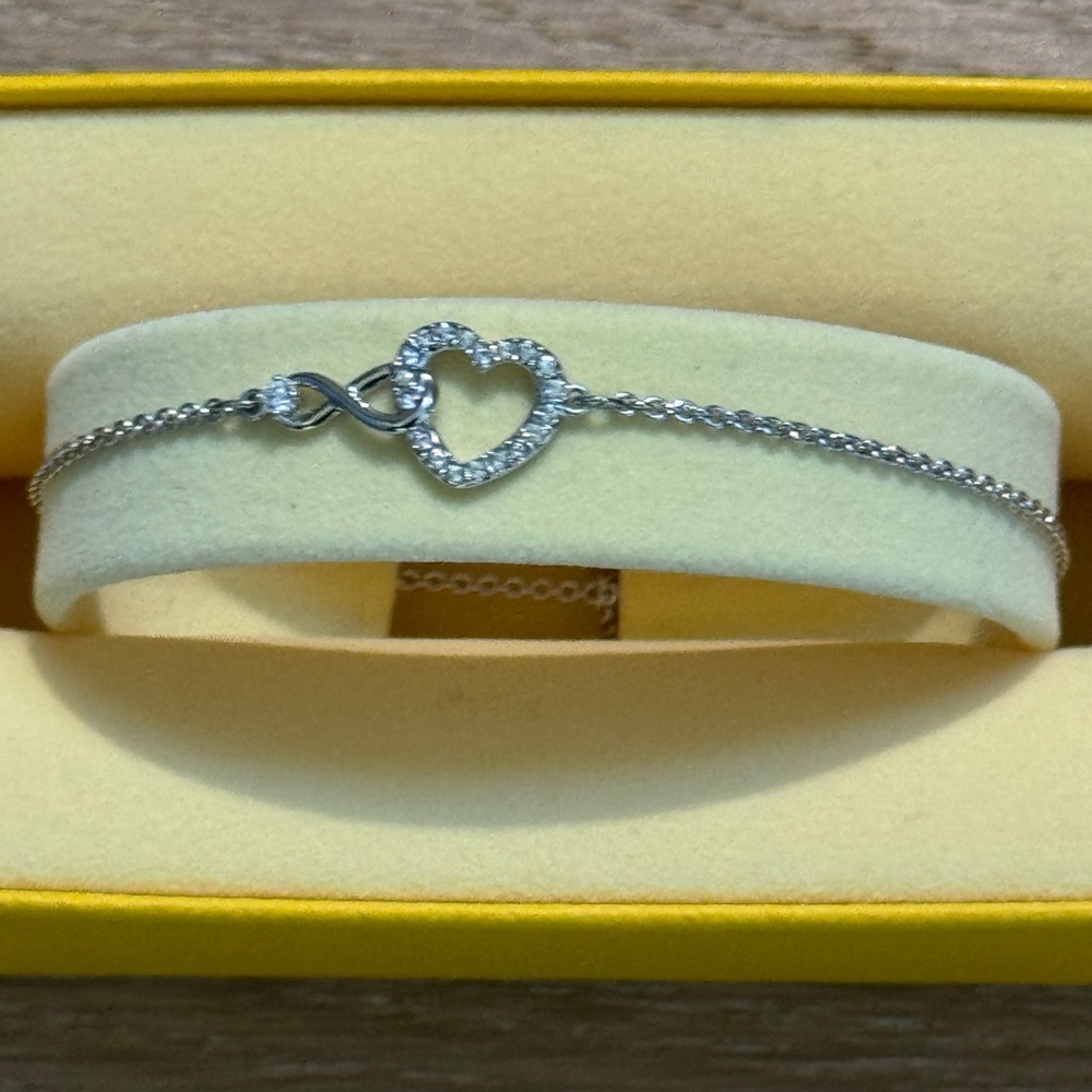 Swarovski Infinity Heart Bracelet